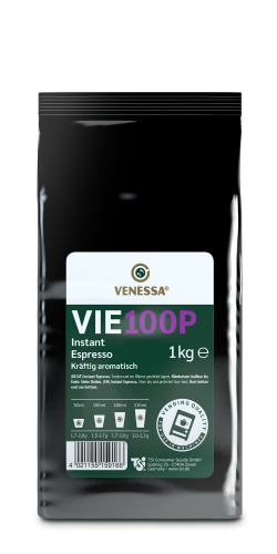 Venessa VIE 100P Espresso Instant Coffee kräftig Aromatisch Automaten 1x500g