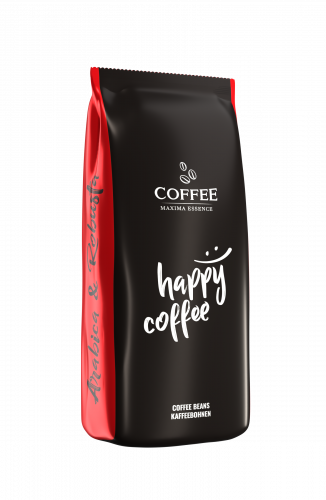 Happy Coffee Caffee Crema  ganze Bohne Bohne Kaffee 1 x 1kg