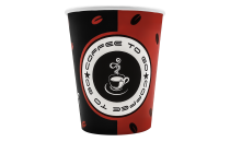 400 Kaffeebecher Pappbecher Coffee to go 0,2l 200ml 8oz mit Deckel WH080+083 